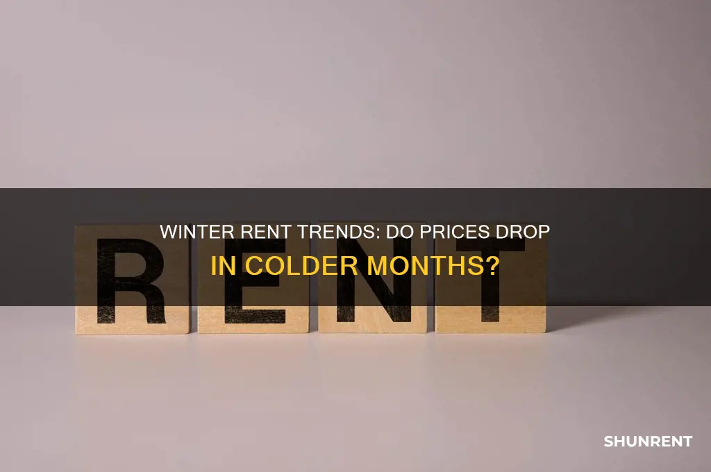 do rents go down in the winter