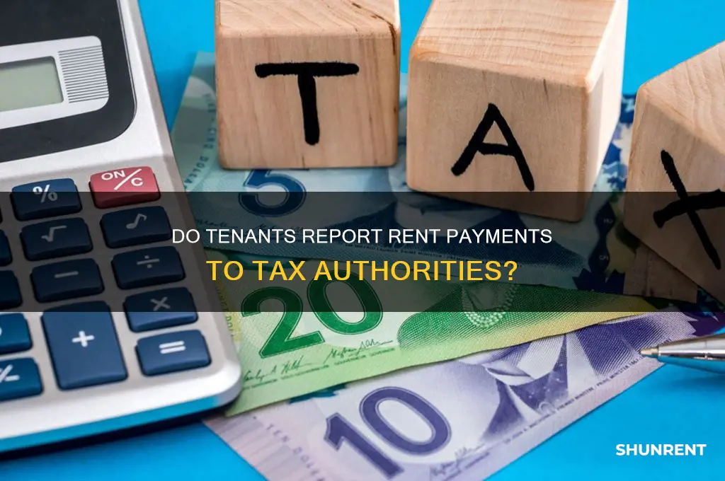 do tenants report rent payments to tax