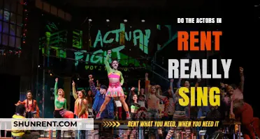 Do the Actors in Rent Really Sing? Unveiling the Truth