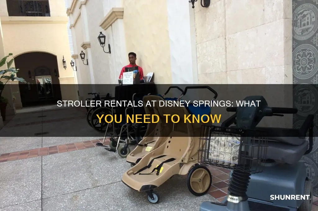 do they rent strollers at disney springs