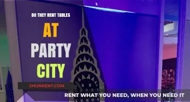 Party City Table Rentals: What You Need to Know