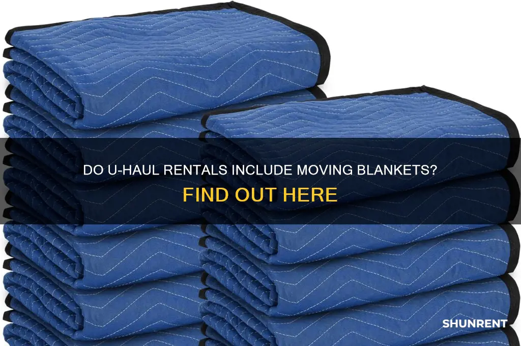 do u haul rental companies rent blankets
