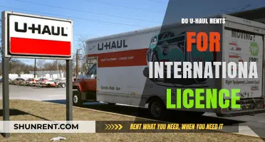 Can International License Holders Rent U-Haul Trucks? A Quick Guide