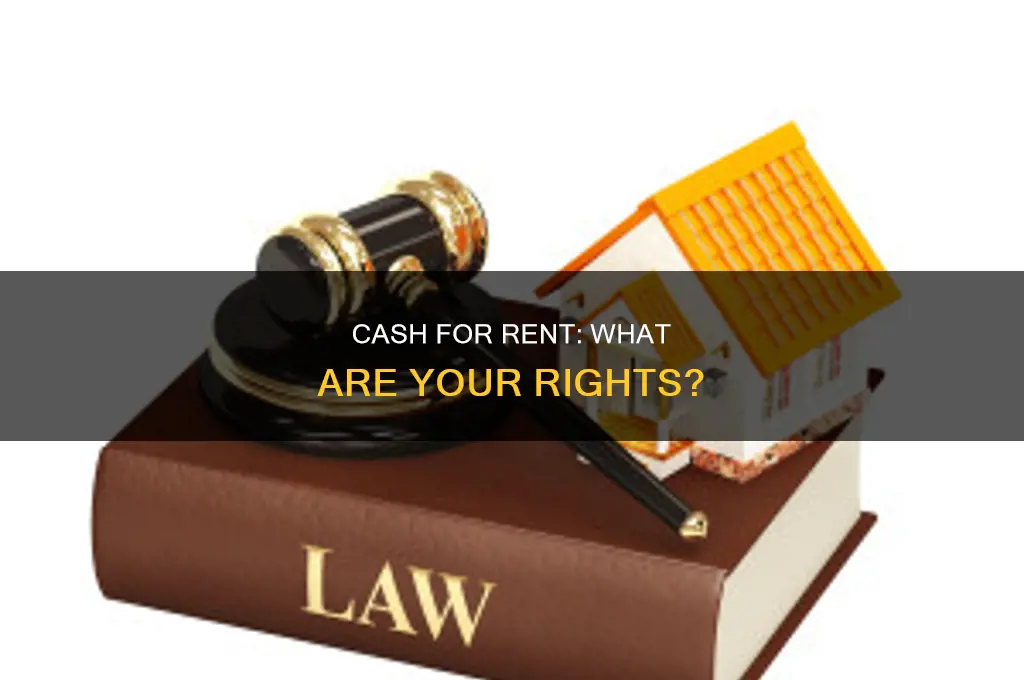 do you have to accept cash for rent
