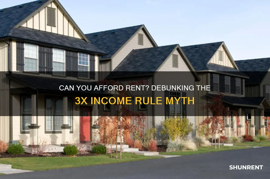 do you have to make 3x rent