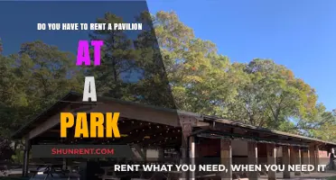 Renting Park Pavilions: When and Why?