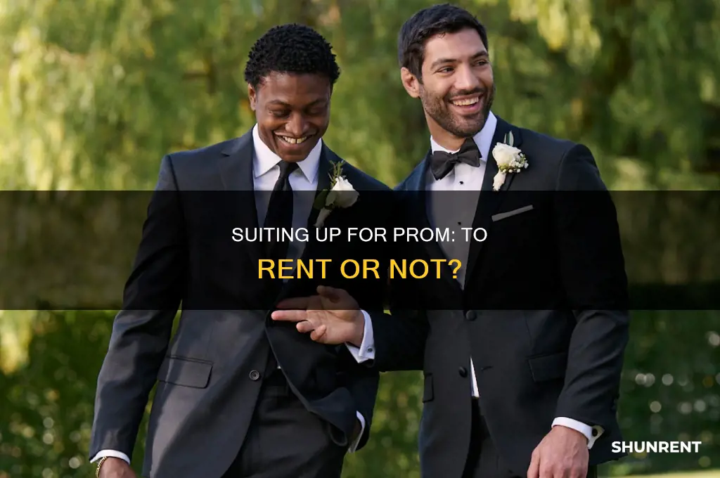 do you have to rent a suit form prom