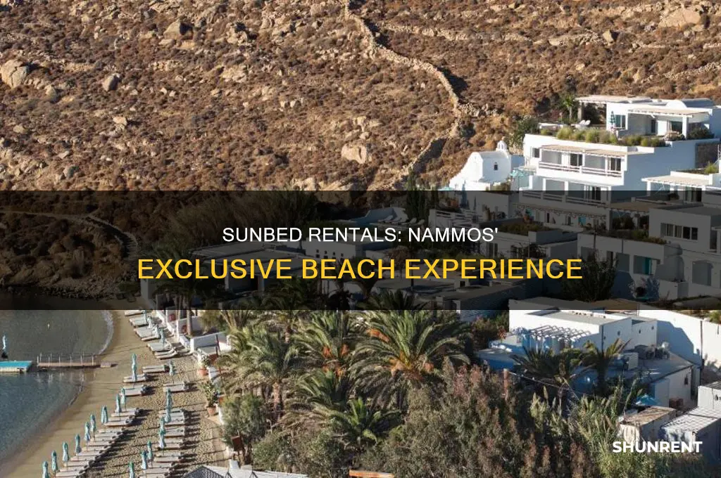 do you have to rent a sunbed at nammos