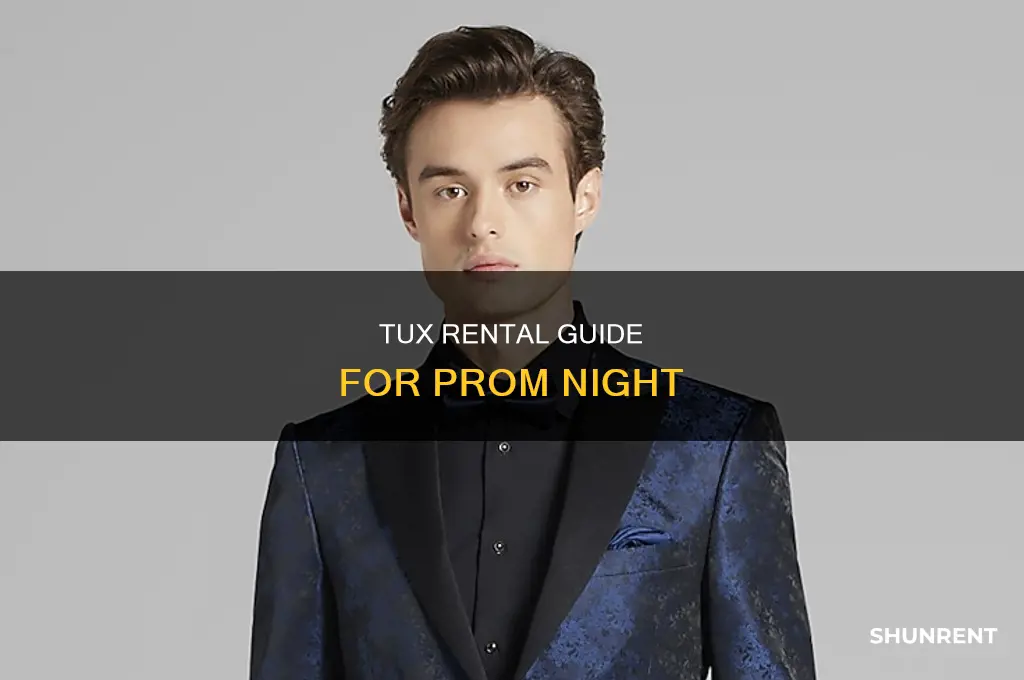 do you have to rent a tux for prom