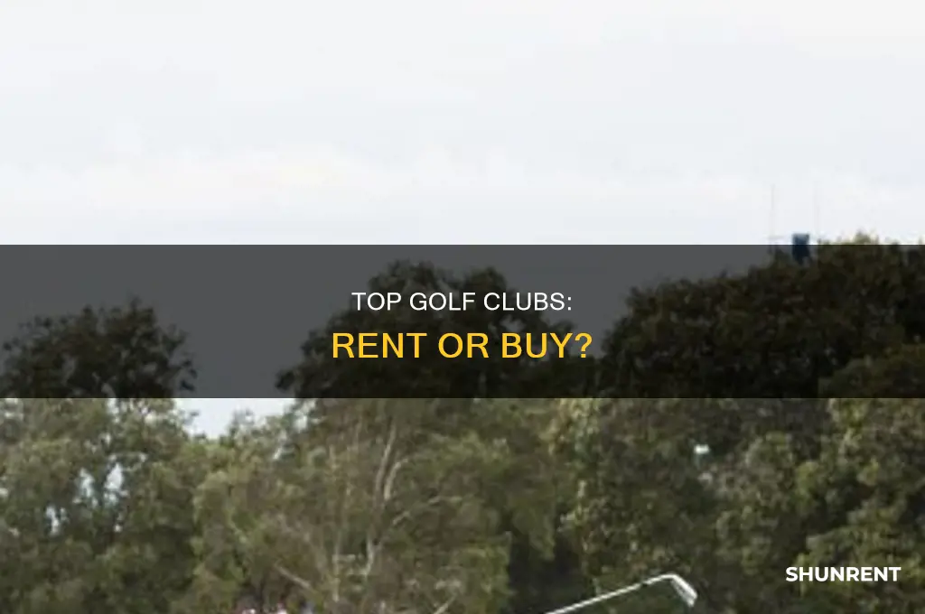 do you have to rent clubs at top golf