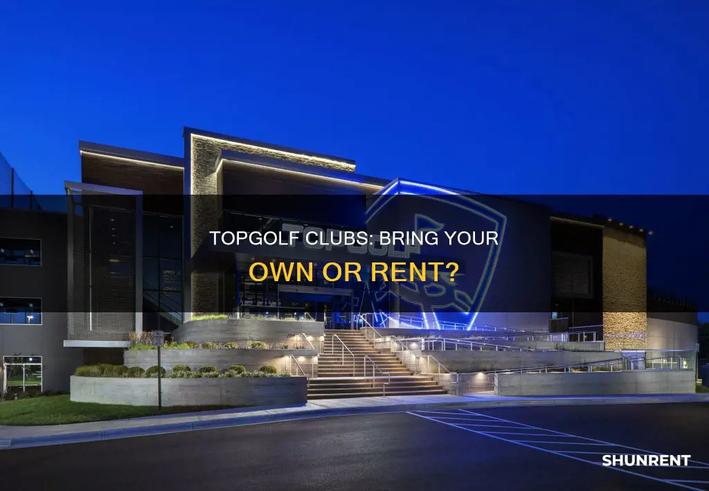 do you have to rent clubs at topgolf