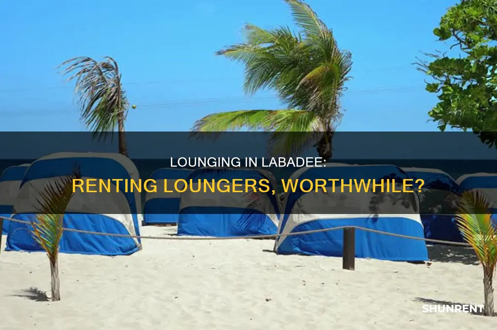 do you have to rent loungers on labadee