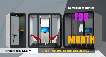 Renting Pods: Monthly Commitment or Flexible Option?