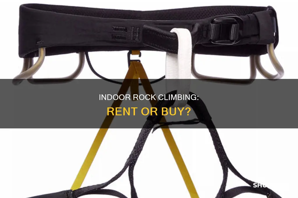 do you have to rent shows when infoor rock lcimging