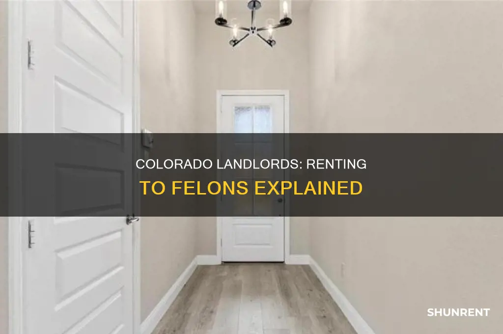 do you have to rent to a felon in colorado