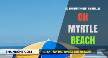 Umbrellas on Myrtle Beach: Rent or Buy?