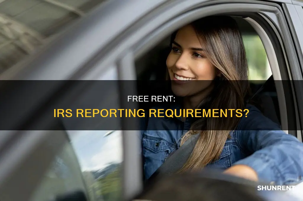 do you have to report free rent to the irs