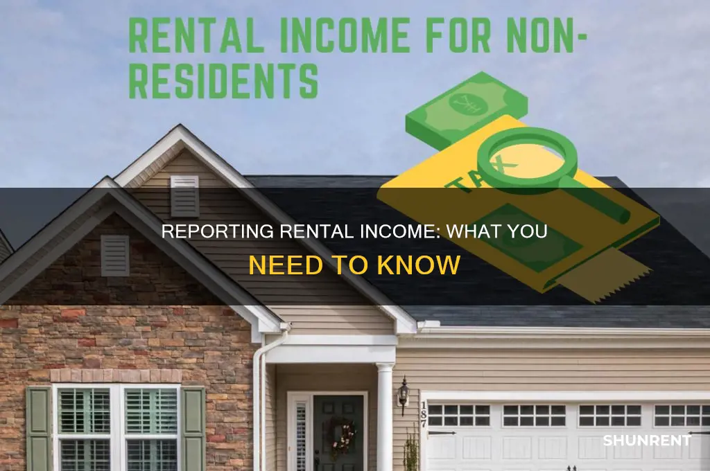 do you have to report money you receive from rent