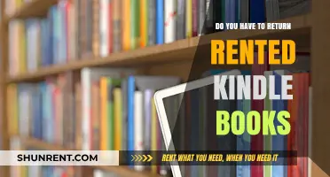Kindle Book Rentals: To Return or Not?