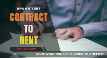 Renting: Contracts and Your Rights