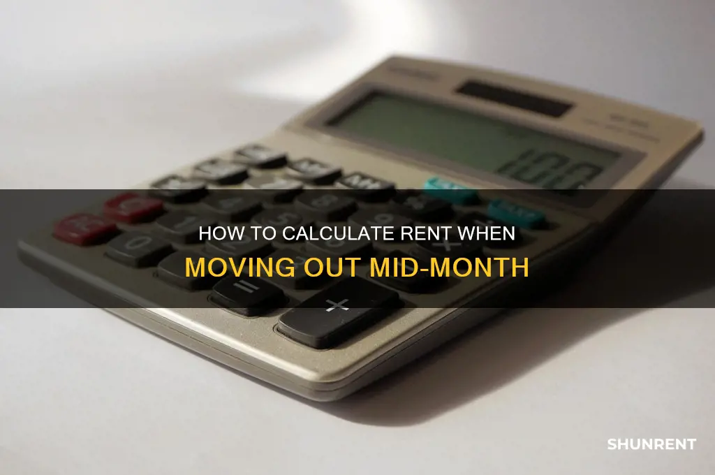 do you include day you move out in prorated rent