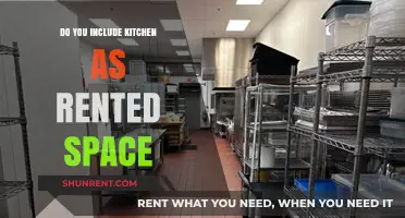 Should You Include the Kitchen as Part of Your Rented Space?