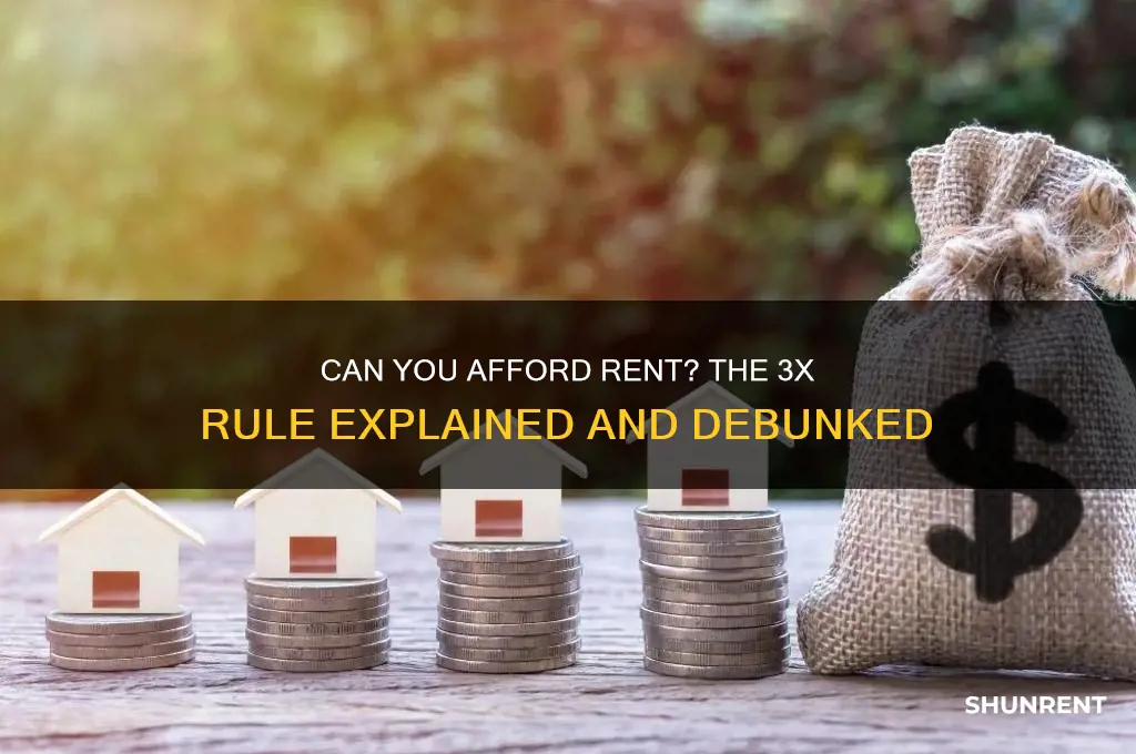 do you need 3 times the rent