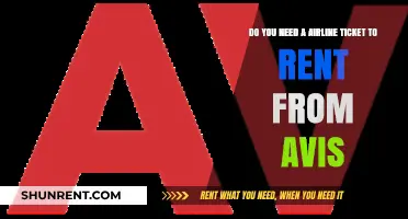 Airline Tickets: Do You Need One to Rent from Avis?