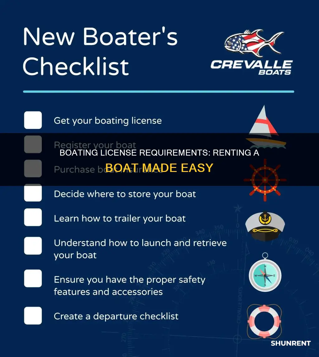 do you need a boaters license to rent a boat