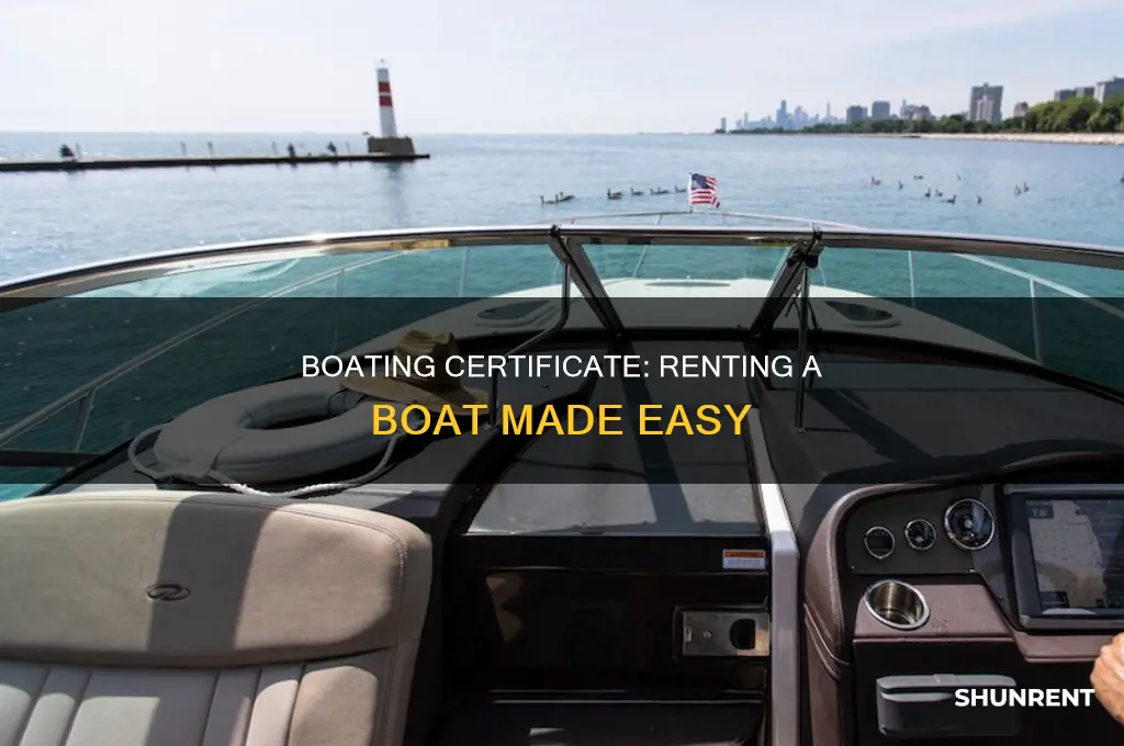 do you need a boating certificate to rent a boat