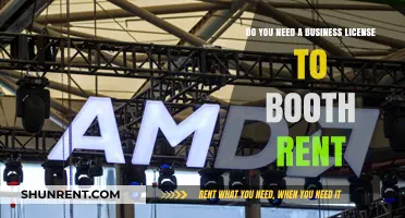 Business License: Booth Renting Requirements and Rules