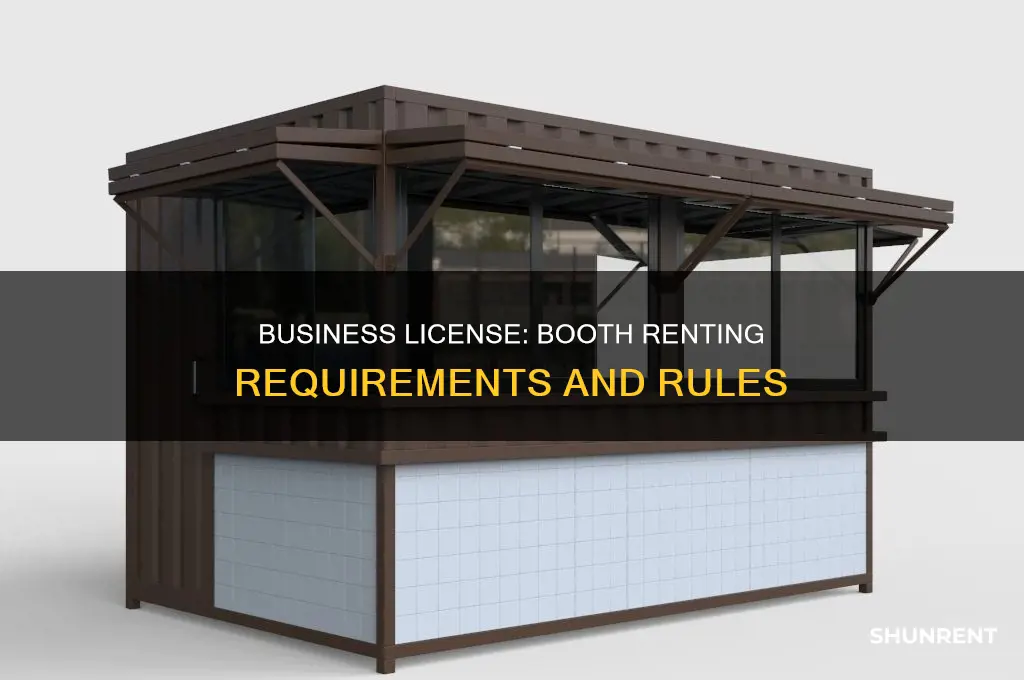 do you need a business license to booth rent
