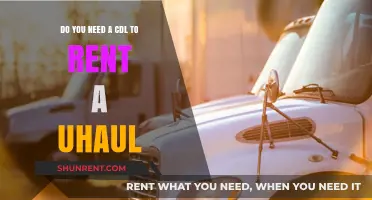 U-Haul Rental: Do You Need a CDL?