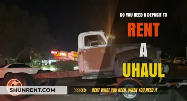 How to Rent a U-Haul Without a Deposit