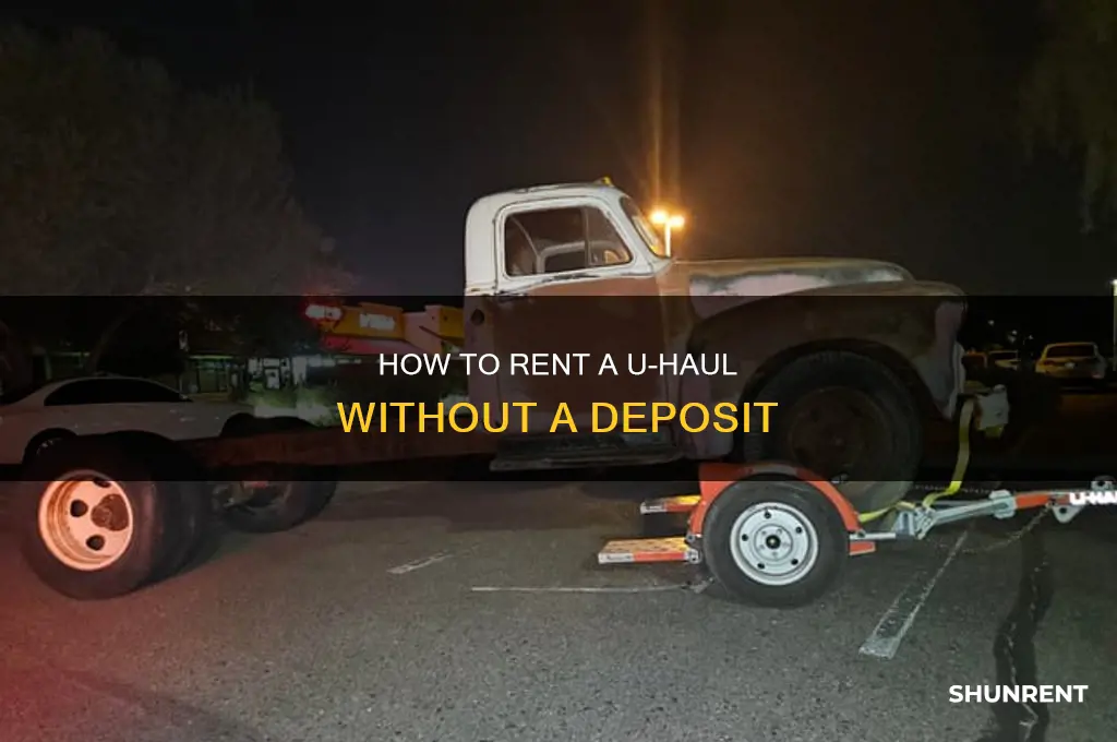 do you need a deposit to rent a uhaul