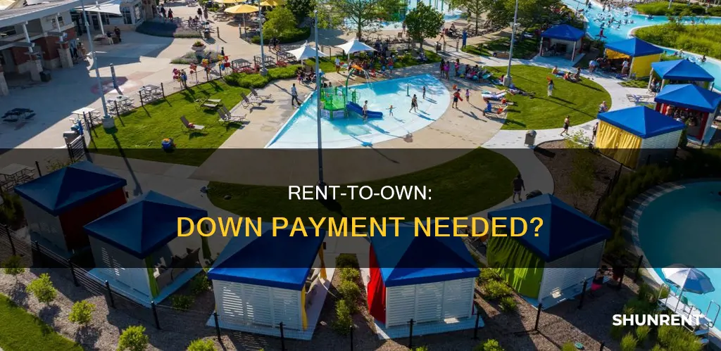 do you need a down payment at rent a center