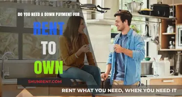 Rent-to-Own: Down Payment or Not?