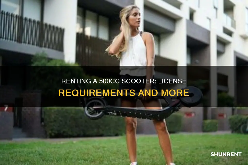 do you need a license to rent 500