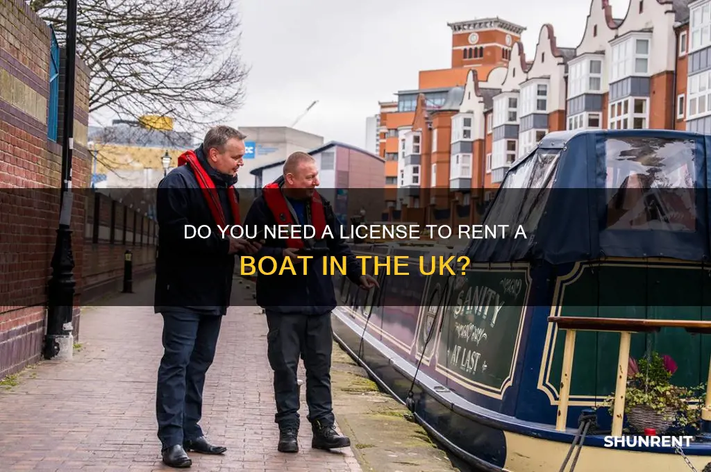 do you need a license to rent a boat uk