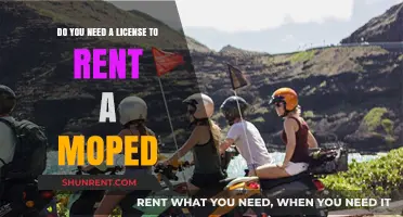 Moped Rental Requirements: License or No License?