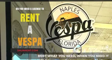 Vespa Rentals: License Requirements and Rules