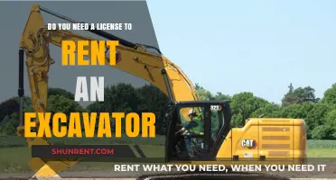 Excavator Rentals: License Requirements and Rules