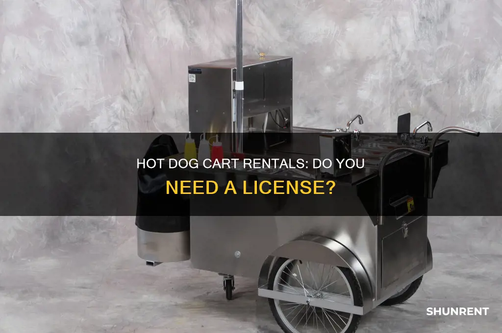 do you need a license to rent hot dog carts