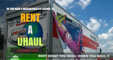 U-Haul Rentals: Do Massachusetts Residents Need a Special License?