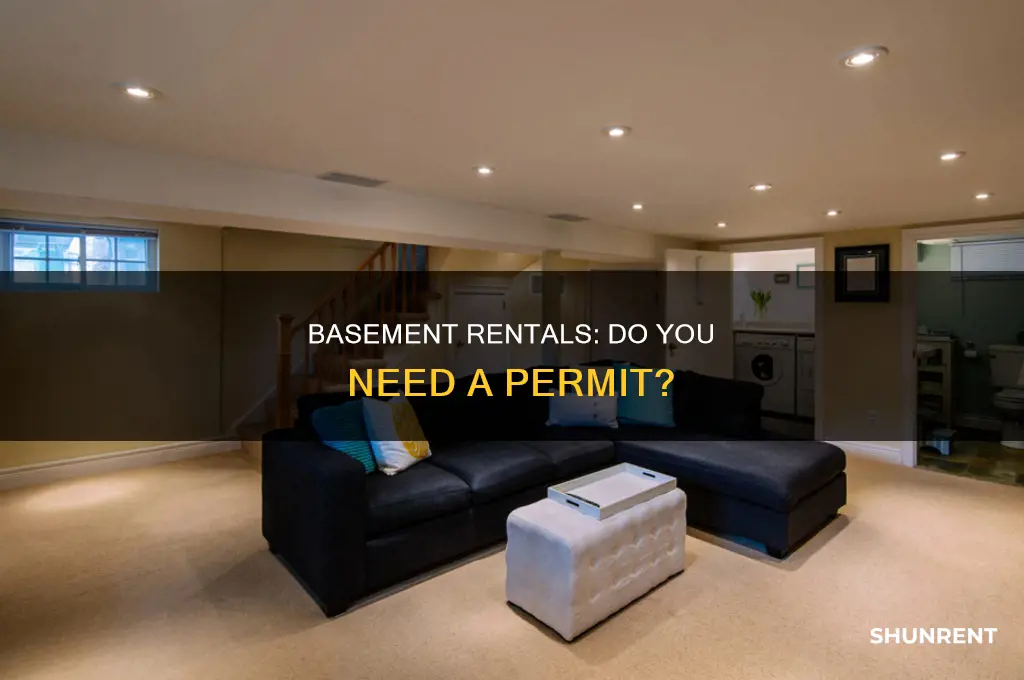 do you need a permit to rent out your basement