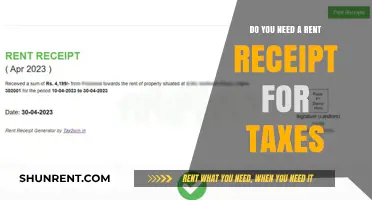 Rent Receipts: Tax Deduction Necessity
