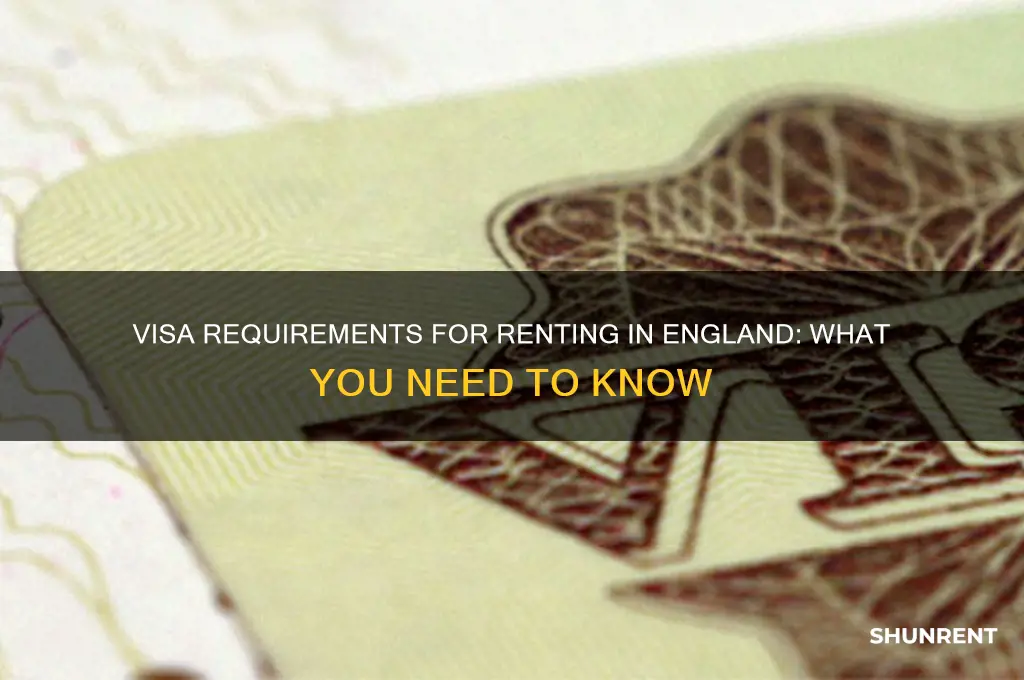 do you need a visa to rent in england