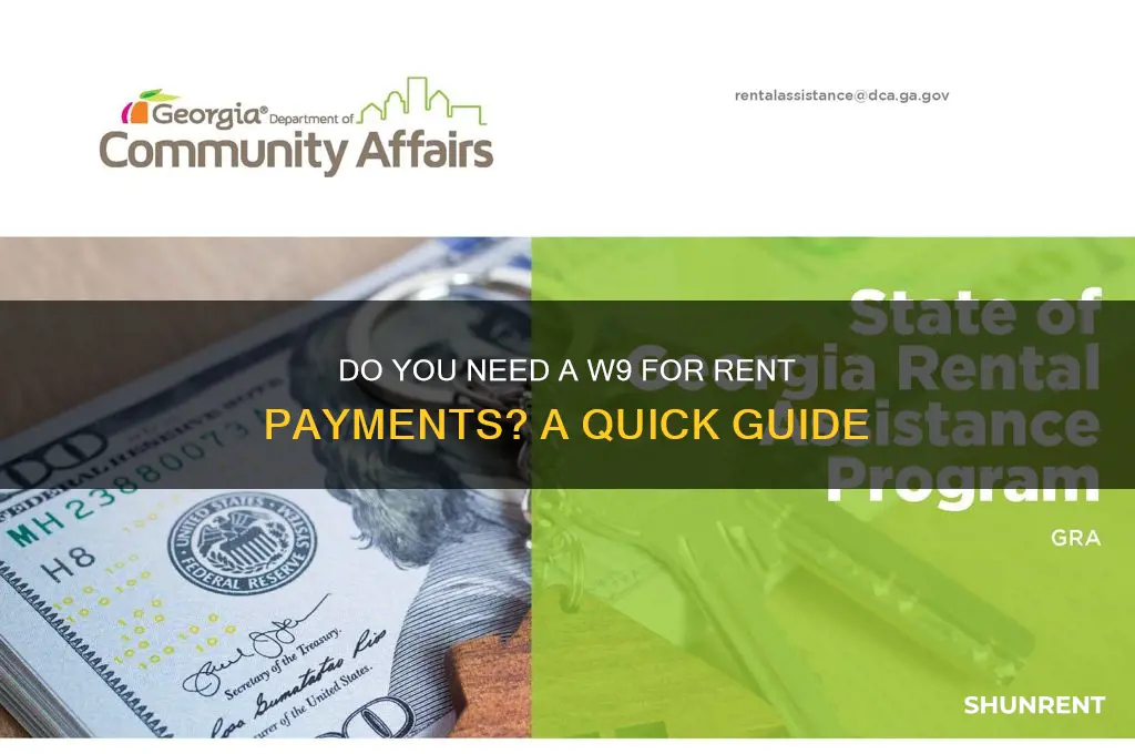 do you need a w9 for rent