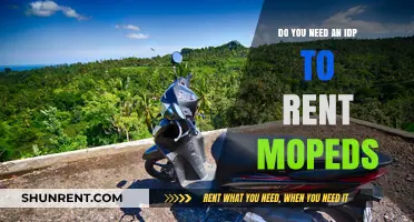 IDP Requirements for Moped Rentals: What You Need to Know