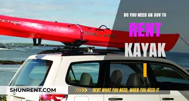 Renting a Kayak: Do You Need an SUV?